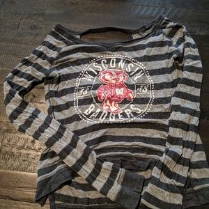 Badger crop top with open back